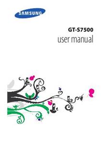 Samsung Galaxy Ace Plus manual. Tablet Instructions.